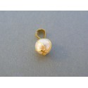 Zlatý prívesok perla žlté zlato DI118Z 14 karátov 585/1000 1.18g