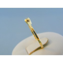Zlatý dámsky prsteň žlté zlato diamant VP58272Z 14 karátov 585/1000 2.72g