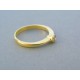 Zlatý dámsky prsteň žlté zlato diamant VP63385Z 14 karátov 585/1000 3.85g