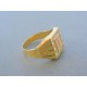 Zlatý pánsky prsteň žlté biele červené zlato DP68416V 14 karátov 585/1000 4.16g