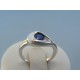 Strieborný dámsky prsteň modrý kameň DPS53270 925/1000 2.70g