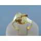 Zlatý dámsky prsteň žlté červené zlato vzorovaný DP63355V 14 karátov 585/1000 3.55g