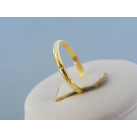 Zlatý prsteň ruženec žlté zlato VDP51092Z 14 karátov 585/1000 0.93g