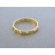Zlatý prsteň ruženec žlté červené zlato kamienky DP55188V 14 karátov 585/1000 1.88g