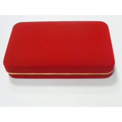 Zamatová krabička  červená CD10/A25