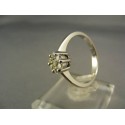 Diamantový prsteň biele zlato 18 karatové VD57400
