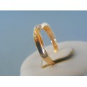 Zlatý dámsky prsteň červené zlato kamienok DP56226C 14 karátov 585/1000 2.26g