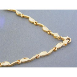 Zlatá dámska retiazka náhrdelnik žlté biele zlato VR44777V 14 karátov 585/1000 7.77g