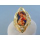 Zlatý dámsky prsteň sv. obrázok žlté zlato DP60576Z 14 karátov 585/1000 5.76g