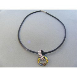 Strieborná dámska retiazka náhrdelnik kameň swarovského DRS445651 925/1000 6.51g