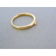Zlatý dámsky prsteň žlté zlato jemný kamienok VP54183Z 14 karátov 585/1000 1.83g