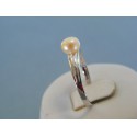 Strieborný dámsky prsteň perla DPS59185 925/1000 1.85g