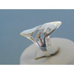 Strieborný dámsky prsteň vzorovaný DPS56328 925/1000 3.28g