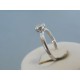 Strieborný dámsky prsteň priehľadný zirkón DPS54169 925/1000 1.69g