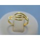 Zlatý dámsky prsteň vzorovaný žlté zlato DP53156Z 14 karátov 585/1000 1.56g
