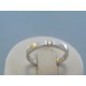 Zlatý dámsky prsteň biele zlato zirkón DP54211B 14 karátov 585/1000 2.11g