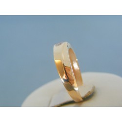 Zlatý dámsky prsteň červené zlato kamienok DP54213C 14 karátov 585/1000 2.13g