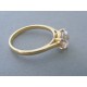 Zlatý dámsky prsteň žlté zlato zirkón VP57336Z 14 karátov 585/1000 3.36g