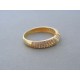 Zlatý dámsky prsteň zdobený zirkónmi DP51207Z 14 karátov 585/1000 2.07g