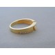 Zlatý dámsky prsteň žlté zlato zirkóny VP55254Z 14 karátov 585/1000 2.54g