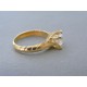 Zlatý dámsky prsteň vzorovaný žlté zlato zirkóny VP51265Z 14 karátov 585/1000 2.65g