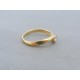 Zlatý dámsky prsteň kamienky žlté zlato DP53165Z 14 karátov 585/1000 1.65g