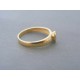 Zlatý dámsky prsteň žlté zlato zirkón DP52210Z 585/1000 14 karátov 2.10g