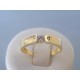 Zlatý dámsky prsteň žlté zlato zirkóny DP58244Z 14 karátov 585/1000 2.44g