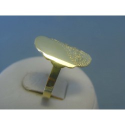 Zlatý dámsky prsteň vzorovaný žlté zlato VP62305Z 14 karátov 585/1000 3.05g