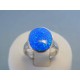 Strieborný dámsky prsteň modrý opál DPS53493 925/1000 4.93g