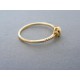 Zlatý dámsky prsteň žlté zlato zirkóny DP55126Z 14 karátov 585/1000 1,26g