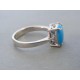Strieborný dámsky prsteň modré očko VPS60437 925/1000 4,37g