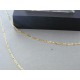 Zlatá pánska retiazka vzor figaro žlté zlato DR55219Z 14 karátov 585/1000 2,19g
