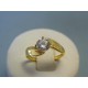 Zlatý dámsky prsteň žlté zlato zirkóny DP53192Z 14 karátov 585/1000 1,92g