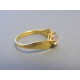 Zlatý dámsky prsteň žlté zlato zirkóny DP53192Z 14 karátov 585/1000 1,92g