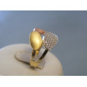 Zlatý dámsky prsteň zirkóny viacfarebné zlato VP55403V 14 karátov 585/1000 4,03g