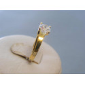 Zlatý dámsky prsteň žlté zlato zirkón VP50169Z 14 karátov 585/1000 1,69g
