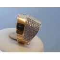 Zlatý dámsky prsteň zirkóny červené zlato VP59517C 14 karátov 585/1000 5,17g