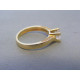 Zlatý dámsky prsteň žlté zlato zirkóny VP50247Z 14 karátov 585/1000 2,47g