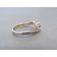 Zlatý dámsky prsteň biele zlato zirkóny VP50234Z 14 karátov 585/1000 2,34g