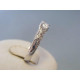 Zlatý dámsky prsteň vzorovaný biele zlato zirkóny VP58229B 14 karátov 585/1000 2,29g