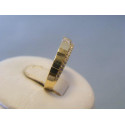 Zlatý dámsky prsteň zirkóny biele alebo žlté zlato VP51233 14 karátov 585/1000 2,33g