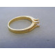 Zlatý dámsky prsteň žlté zlato zirkóny VP56302Z 14 karátov 585/1000 3,02g