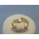 Zlatý dámsky prsteň zirkóny žlté zlato VP51230Z 14 karátov 585/1000 2,30g