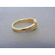 Zlatý dámsky prsteň zirkóny žlté zlato VP51230Z 14 karátov 585/1000 2,30g