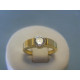 Zlatý dámsky prsteň zirkón DP51217 14 karátov 585/1000 2,7g