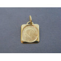 Zlatý prívesok žlté zlato sv. obrázok žlté zlato DI080Z 14 karátov 585/1000 0,80g