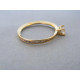 Zlatý dámsky prsteň žlté zlato zirkóny DP60120Z 14 karátov 585/1000 1,20g