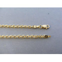Zlatá pánska retiazka ručný vzor DR551310Z žlté zlato 14 karátov 585/1000 13,10 g