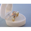 Dámsky zlatý prsteň viacfarebné zlato zirkóny VP64422V 14 karátov 585/1000 4,22 g